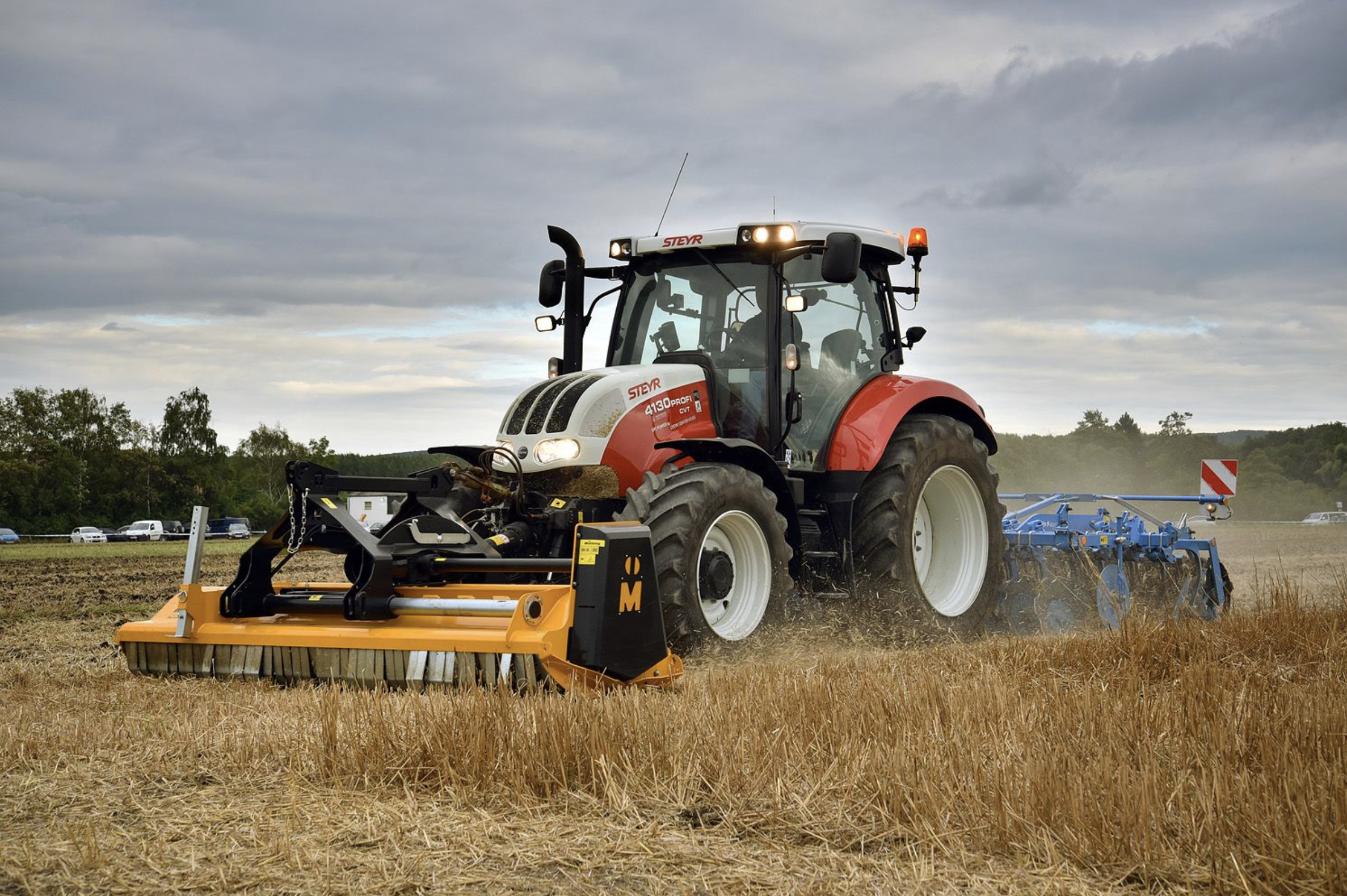 Müthing/ Steyr 4130 Profi/ LEMKEN