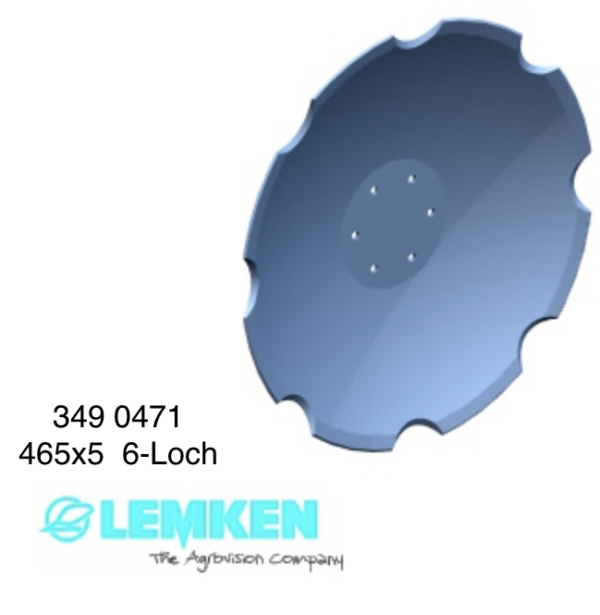 LEMKEN- 349 0471 6-Loch