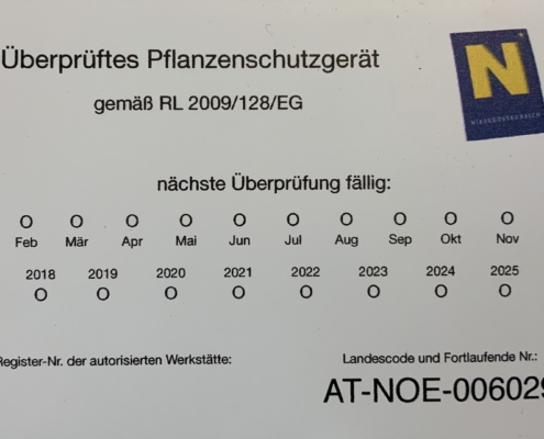 Überprüfung Granulatstreuer