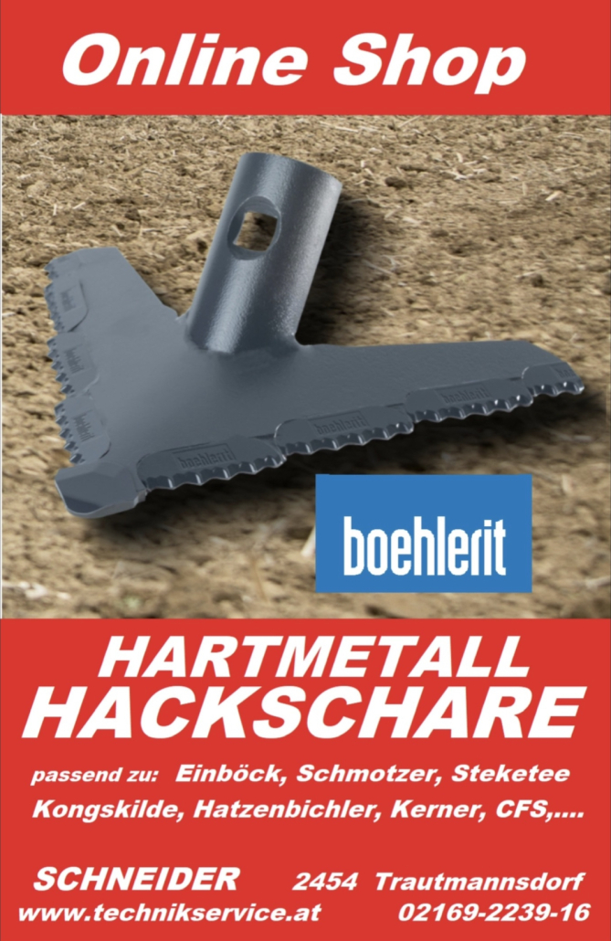 Hartmetall Hackschare