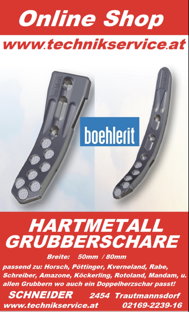 Hartmetall Grubberschare